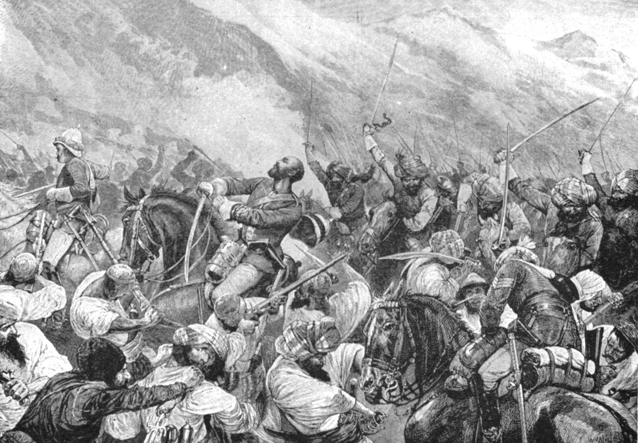 अफगान युद्ध, 1879: फतेहाबाद की लड़ाई में मेजर विगराम बैट्टी की मृत्यु ..., 1901। द्वारा अज्ञात