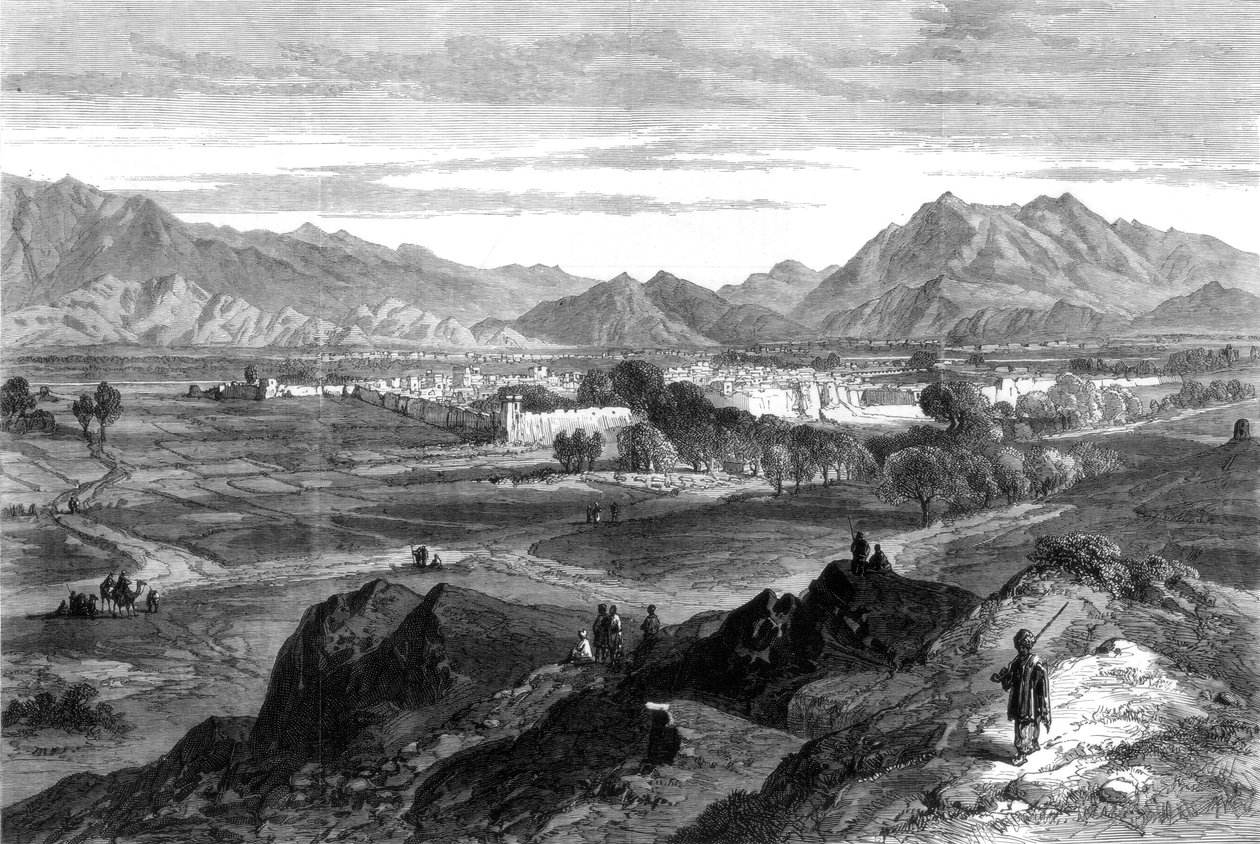 अफगान युद्ध: अफगानिस्तान के पीपार्स हिल से जलालाबाद, 1879 द्वारा अज्ञात