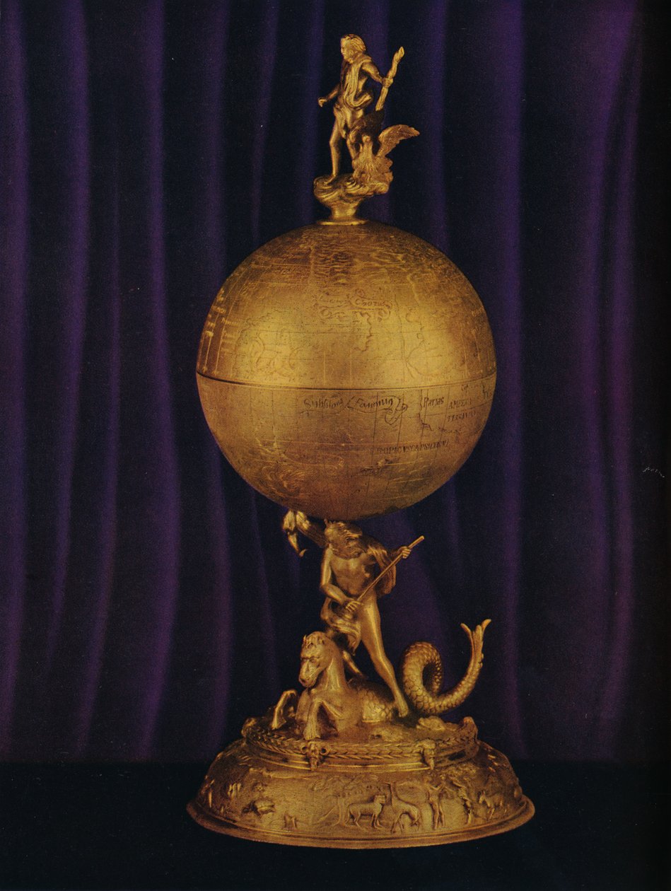 द एयरथ्रे गोल्ड ग्लोब कप: साउथ जर्मन, c1560-1565, 1936 द्वारा अज्ञात