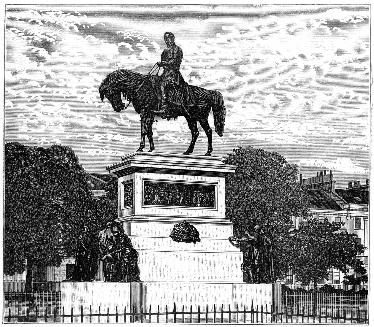 अल्बर्ट मेमोरियल, चार्लोट स्क्वायर, एडिनबर्ग, 1900 द्वारा अज्ञात