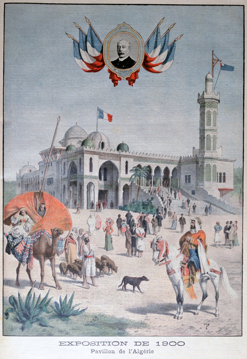1900, पेरिस, 1900 की सार्वभौमिक प्रदर्शनी में अल्जीरियन पैवेलियन द्वारा अज्ञात