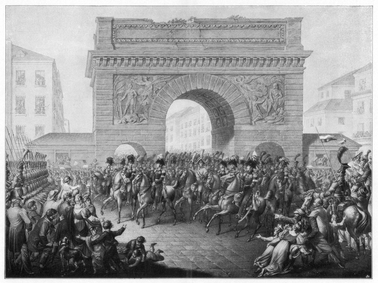 मित्र राष्ट्रों ने पेरिस में प्रवेश किया, 31 मार्च 1814 1900 द्वारा अज्ञात