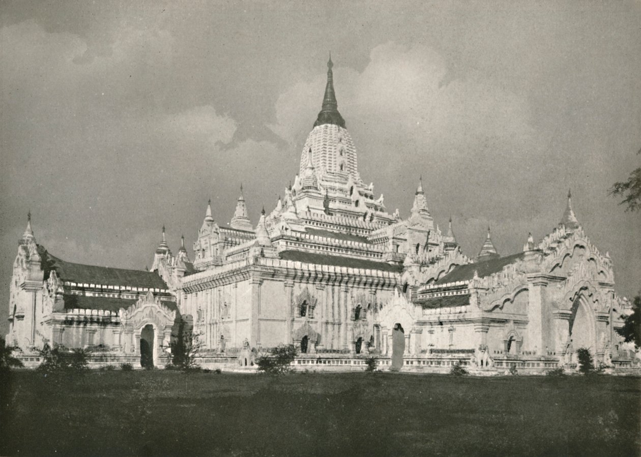 अनाडा पगोडा, पगौ, 1900। द्वारा अज्ञात