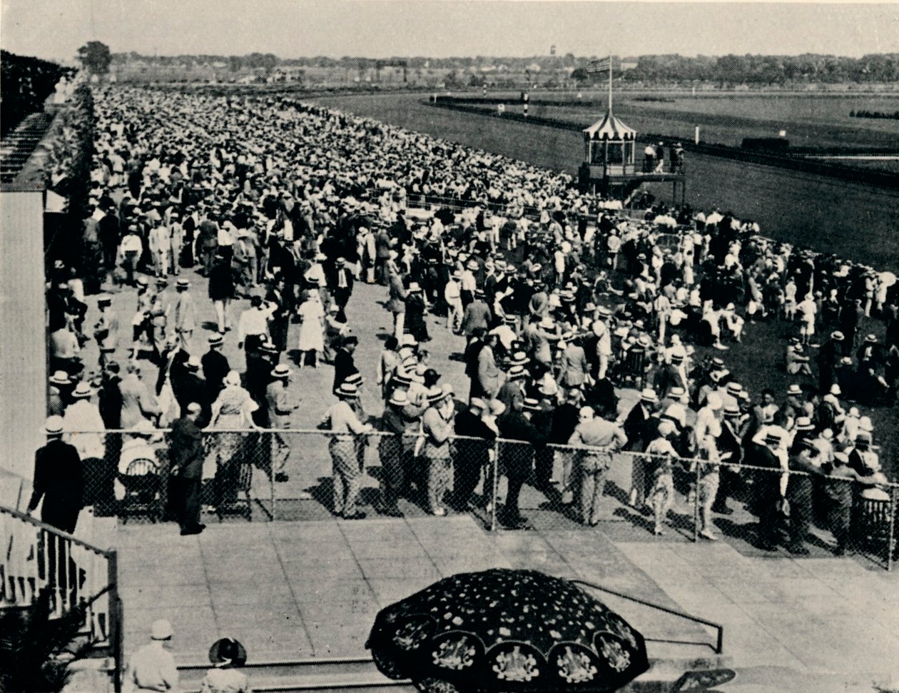 द अर्लिंग्टन रेस ट्रैक, शिकागो, c1930 द्वारा अज्ञात
