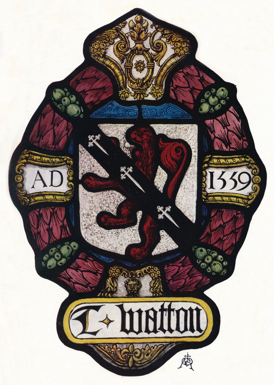 द आर्म्स ऑफ़ थॉमस वॉटन, c1900, 1936 द्वारा अज्ञात