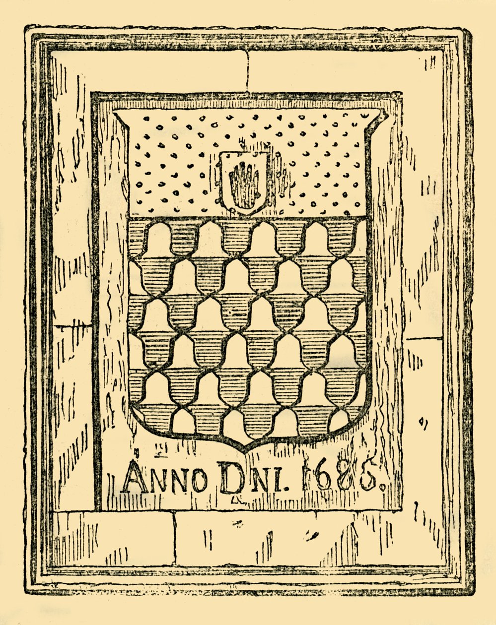 द आर्म्स ऑफ टीचबोर्न, 1881। द्वारा अज्ञात