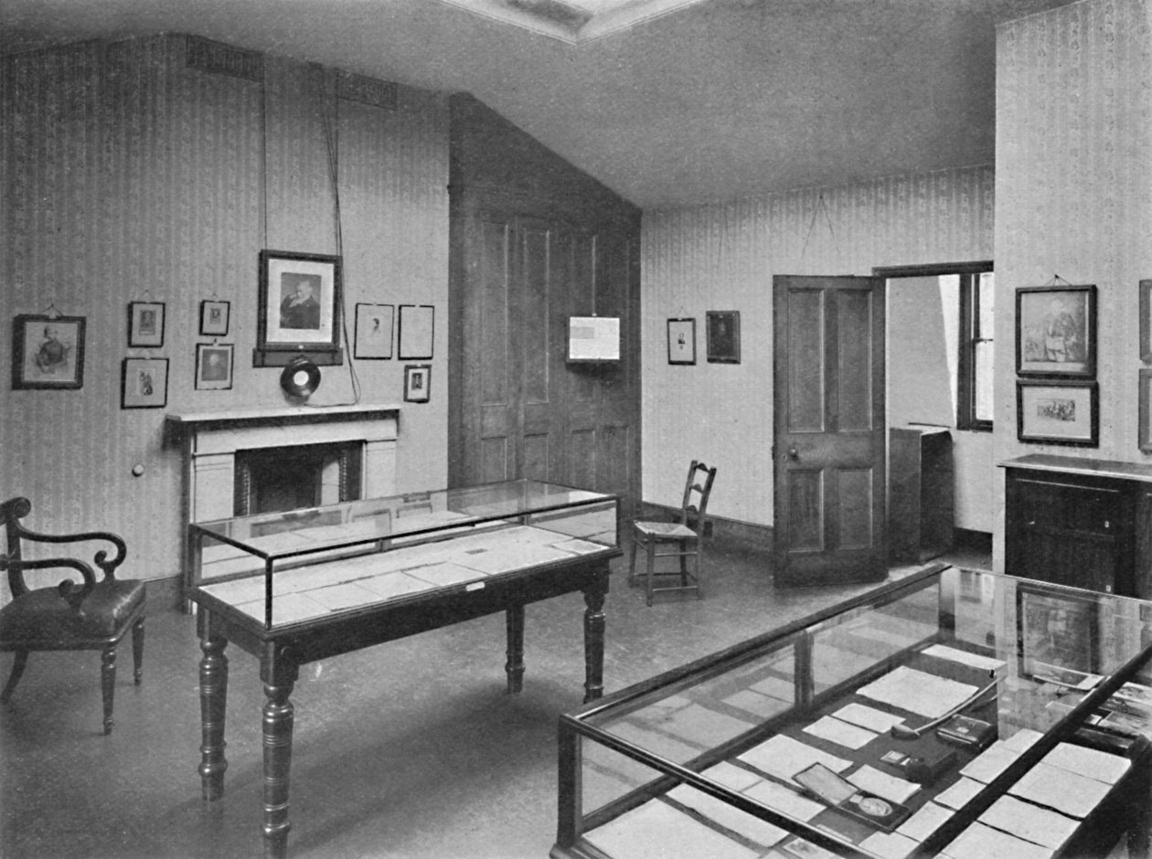 अटारी स्टडी, कार्लाइल हाउस, चेल्सी, 1904 द्वारा अज्ञात