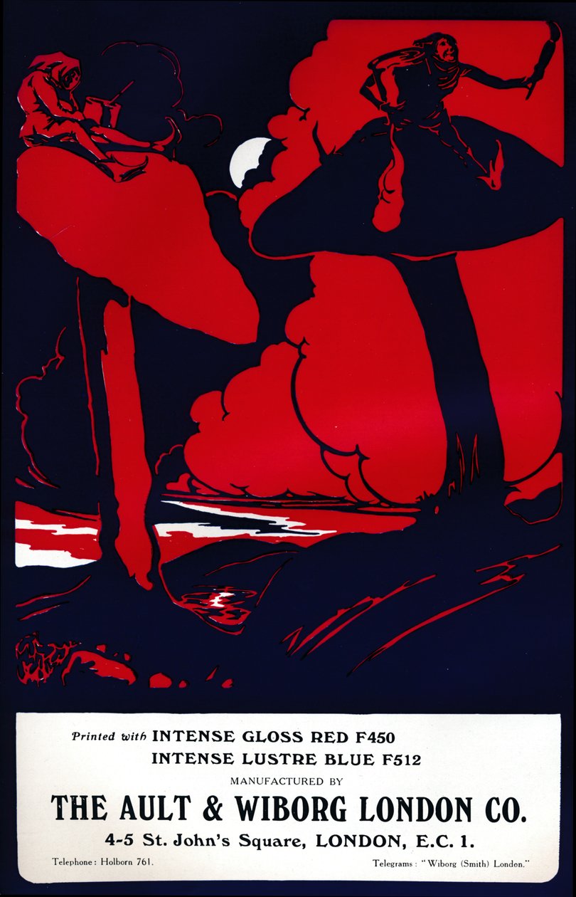 Ault और Wiborg लंदन कं विज्ञापन, 1919 द्वारा अज्ञात