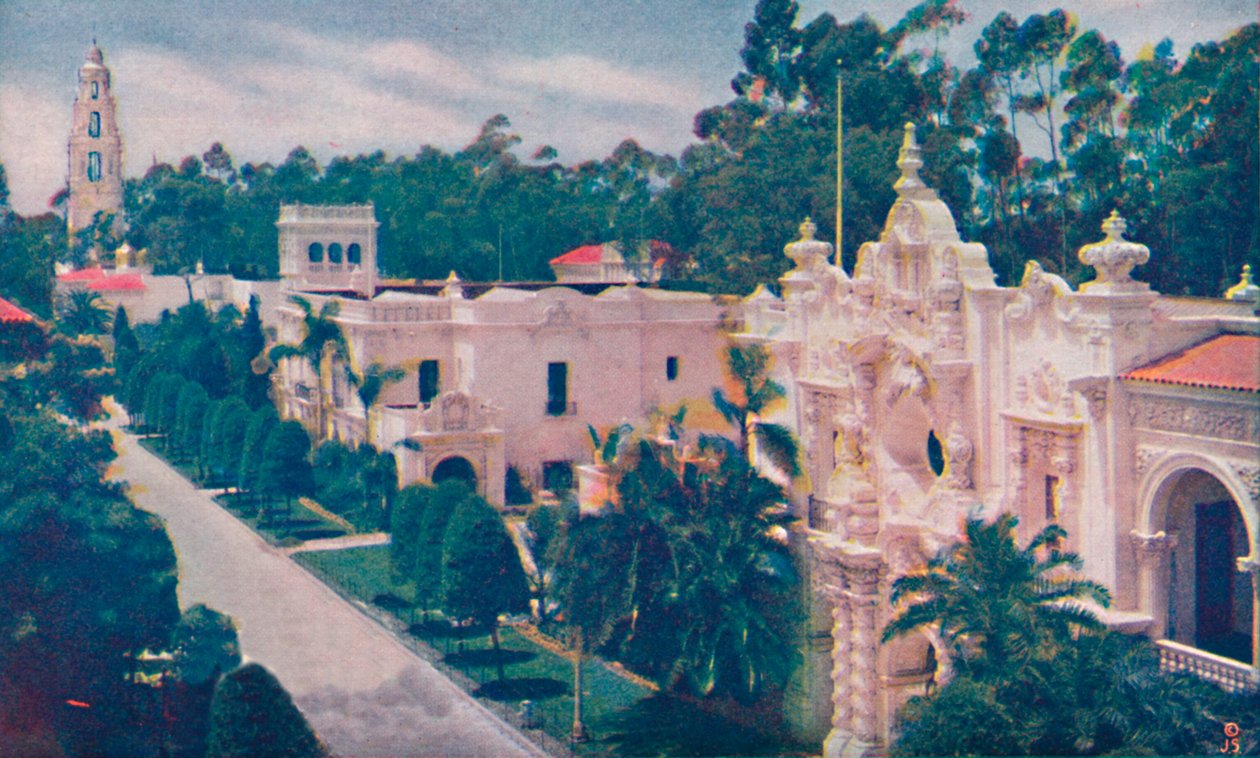 एवेन्यू ऑफ पैलस, c1935 द्वारा अज्ञात