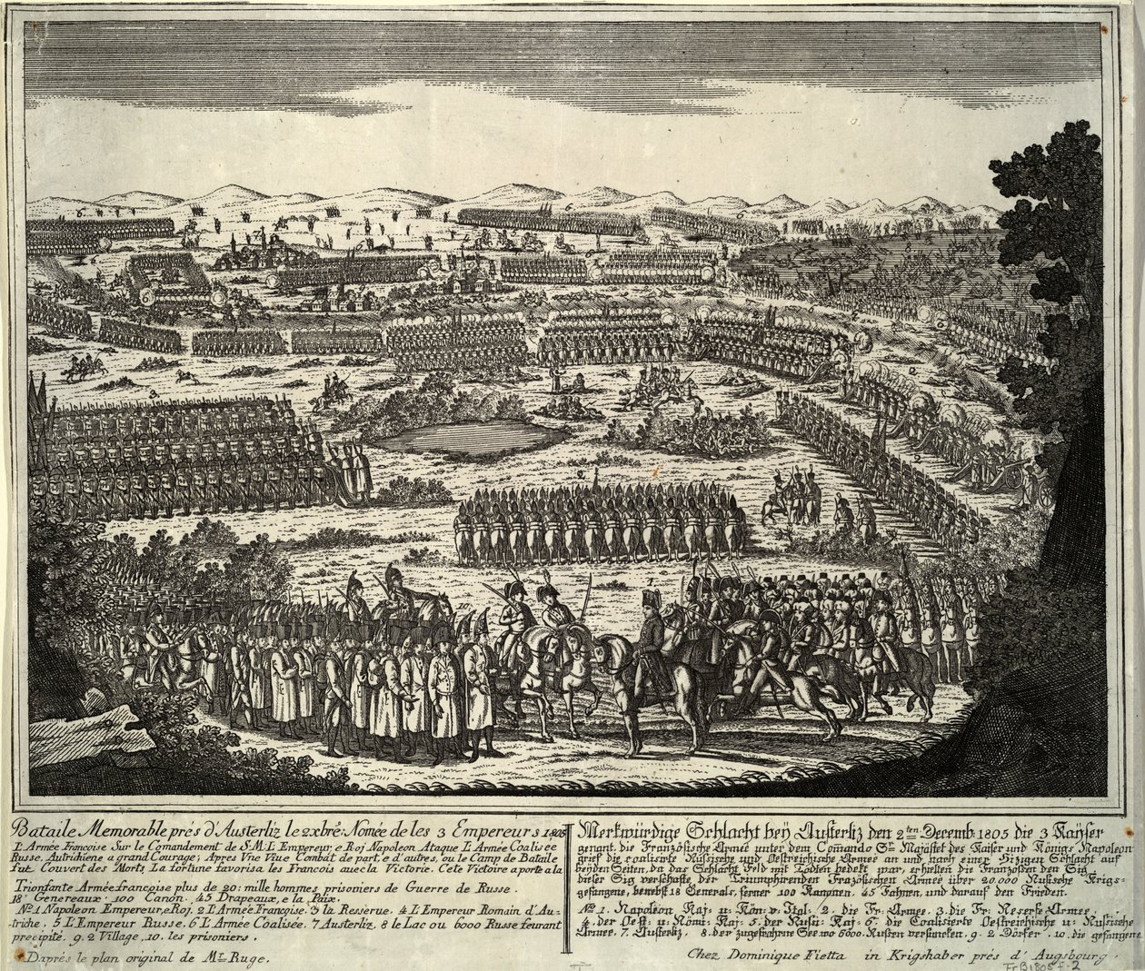 2 दिसंबर, 1805, 1805 को ऑस्टेरलिट्ज की लड़ाई द्वारा अज्ञात