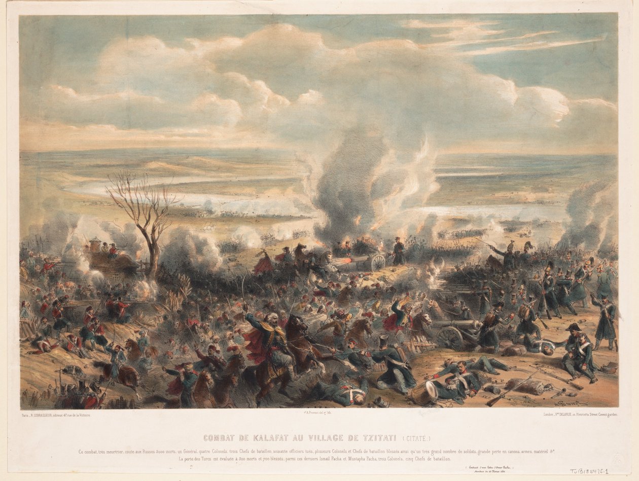 जनवरी 1854, 1854 को कैलाफैट की लड़ाई द्वारा अज्ञात