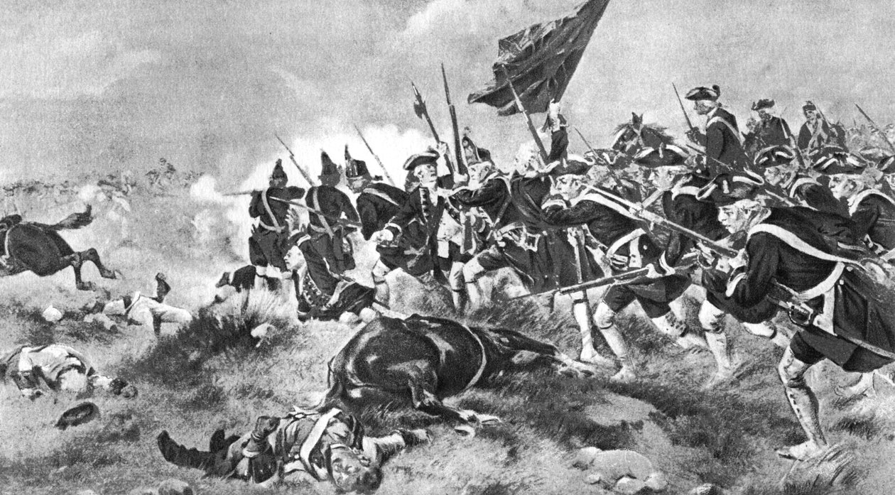 16 जून 1743, 1910 को डेटिंगन की लड़ाई द्वारा अज्ञात
