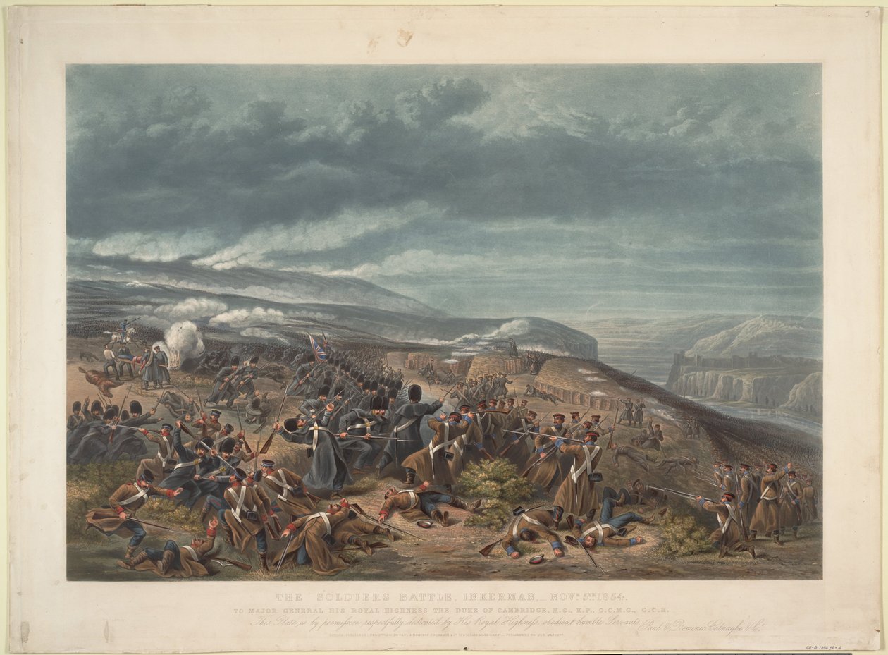 5 नवंबर, 1854, 1855 को इंकमैन की लड़ाई द्वारा अज्ञात