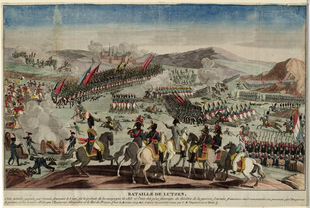 लुट्ज़ेन की लड़ाई, 1813 द्वारा अज्ञात