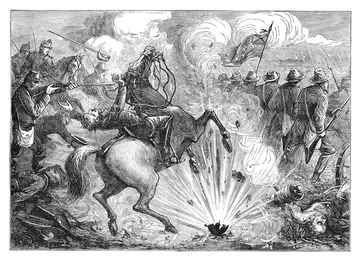 पिट्सबर्ग लैंडिंग की लड़ाई, 1862, 19 वीं सदी के अंत में द्वारा अज्ञात