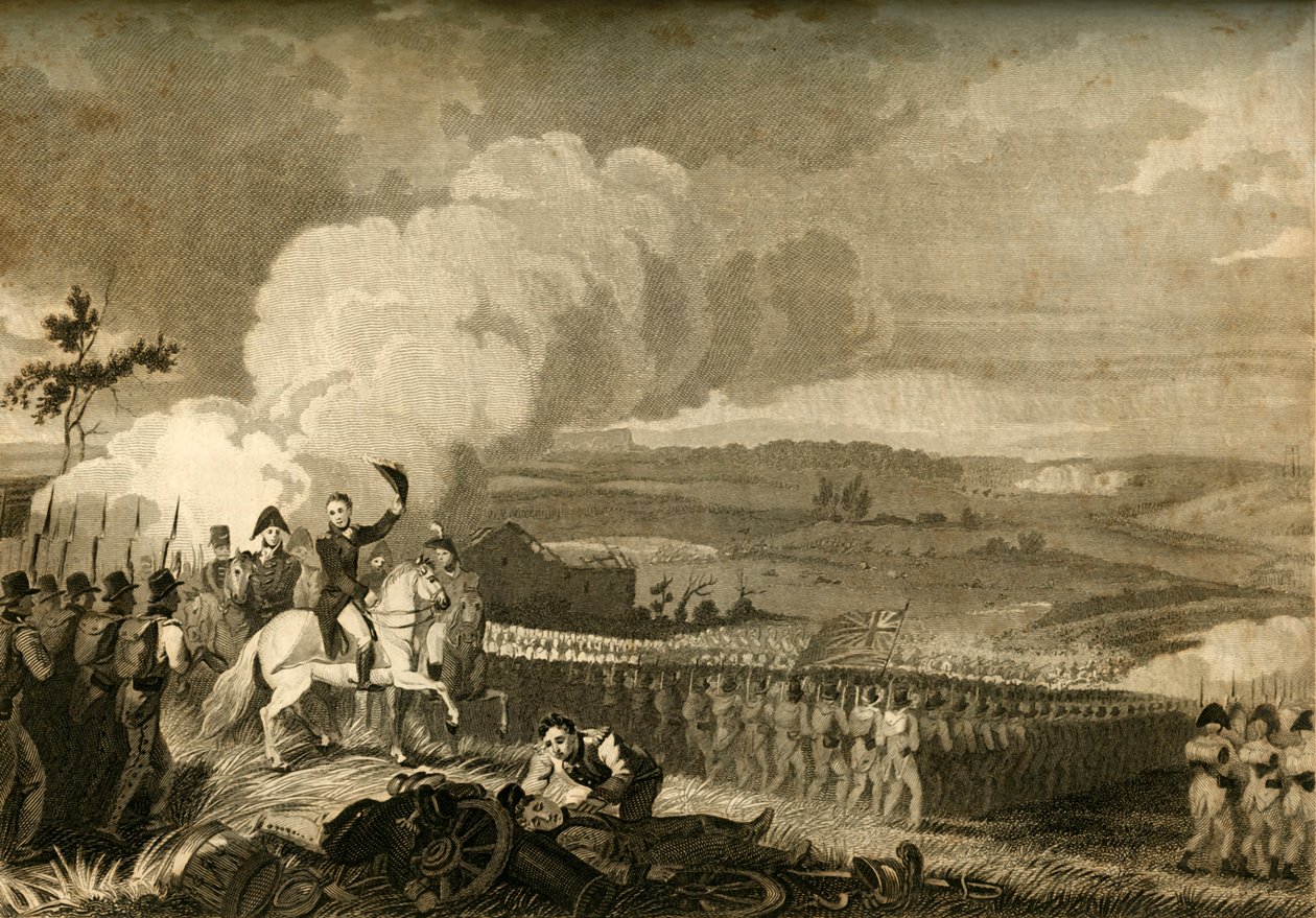 वाटरलू की लड़ाई, 18 जून 1815, 1816 द्वारा अज्ञात