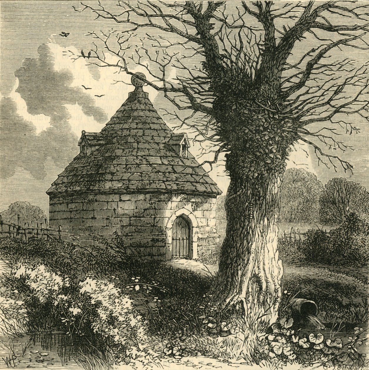 1798 में बायस्वाटर नाली, c1876। द्वारा अज्ञात