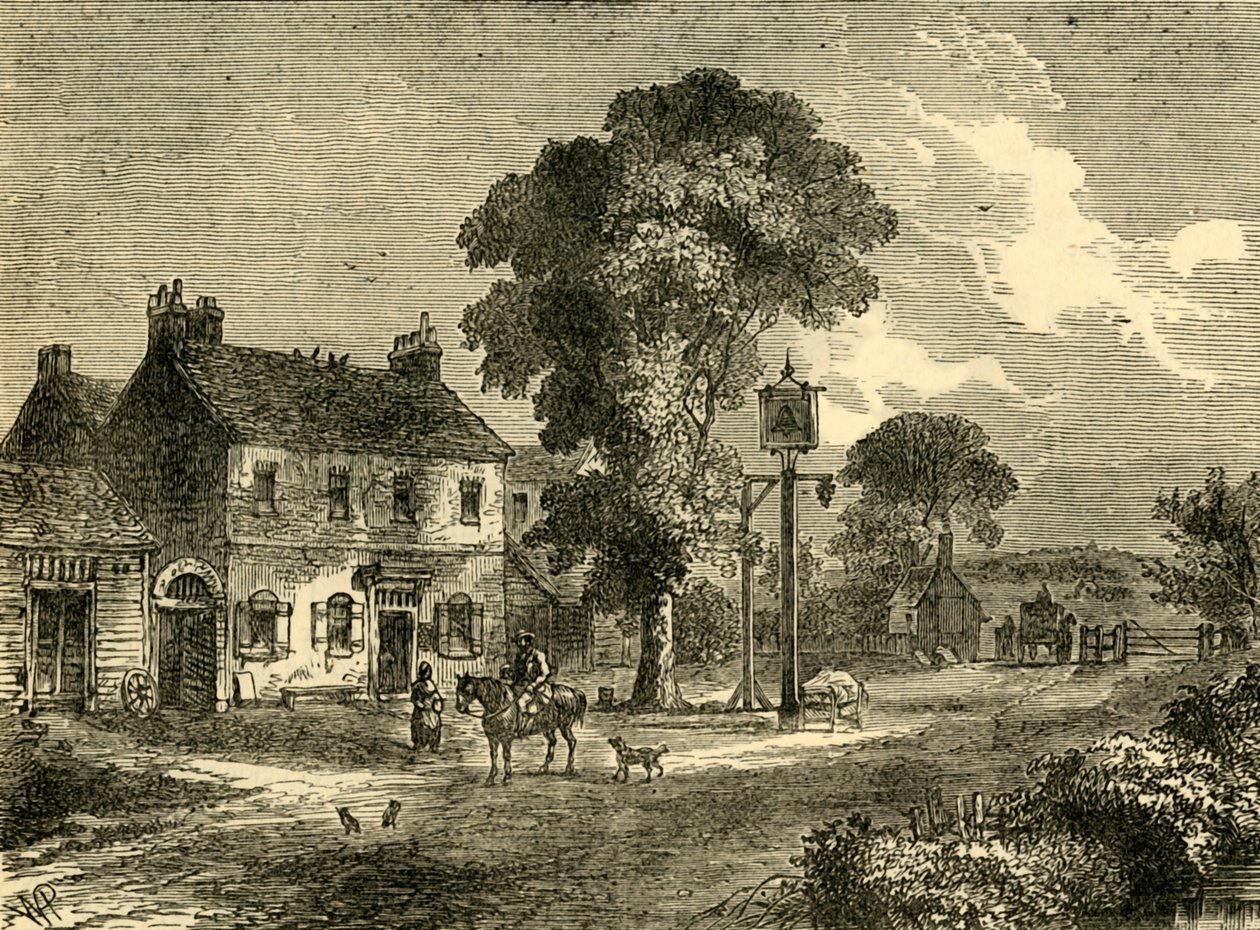 बेल इन, किलबर्न, 1750, सी 1876। द्वारा अज्ञात