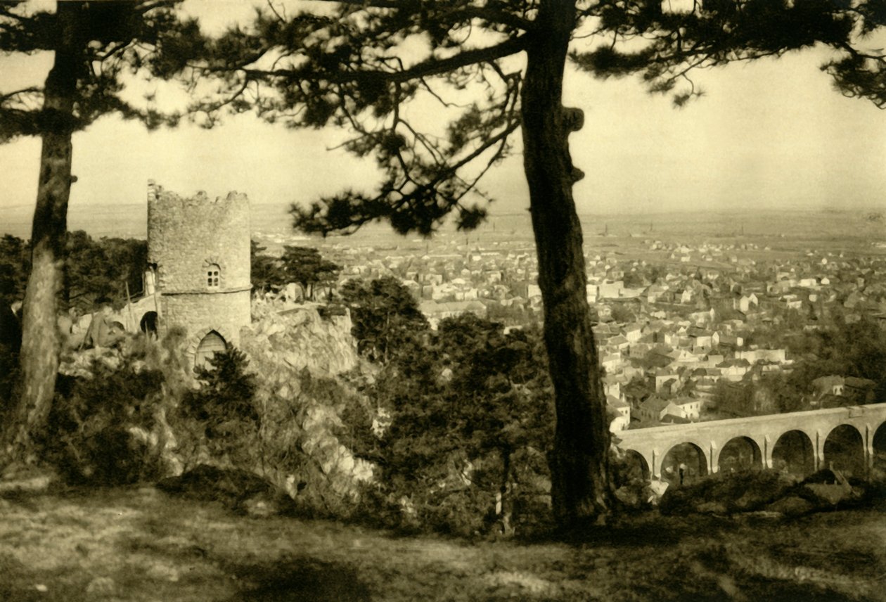 द ब्लैक टॉवर, मोलिंग, लोअर ऑस्ट्रिया, c1935। द्वारा अज्ञात