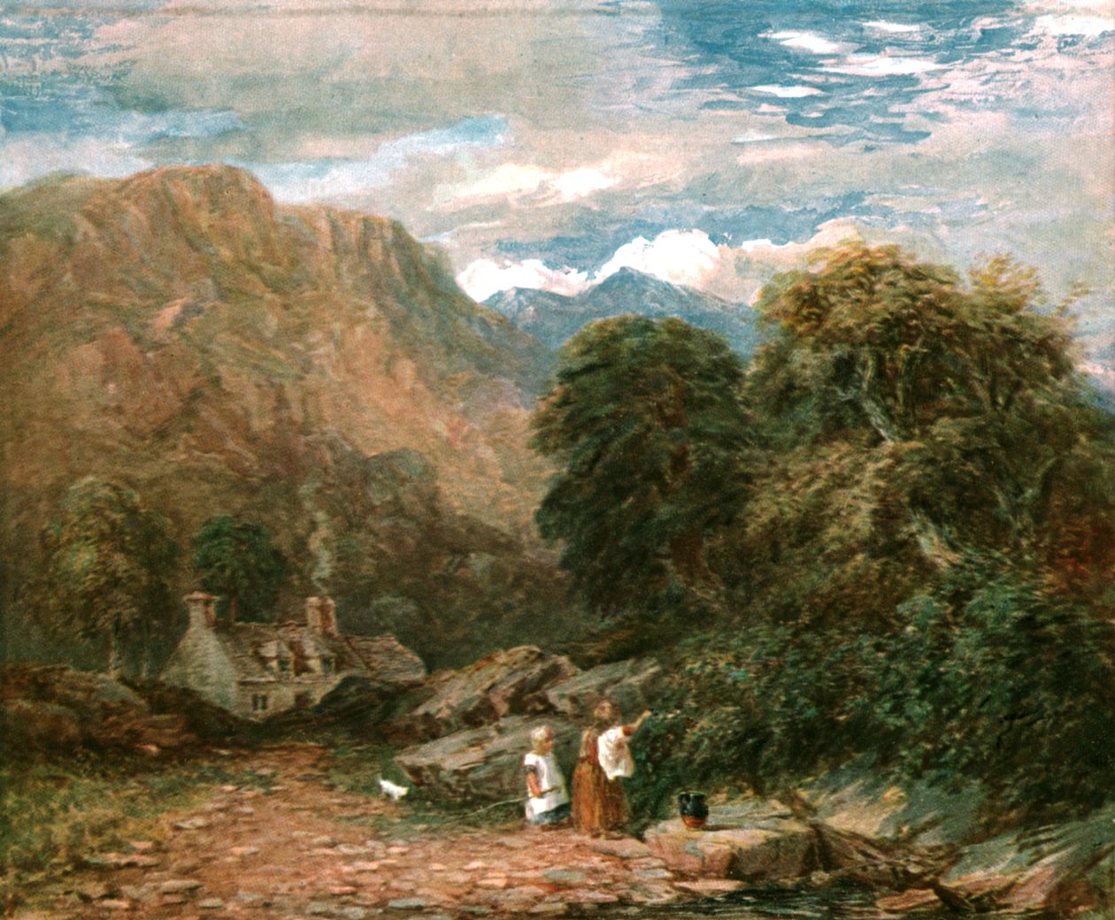 ब्लैकबेरी गैदरर्स, c1850, c1900। द्वारा अज्ञात