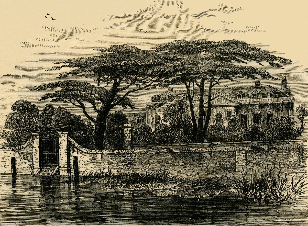 बॉटनिकल गार्डन, चेल्सी, 1790, सी 1876। द्वारा अज्ञात