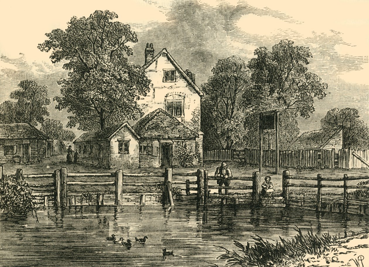 द ब्रिल, सोमरस टाउन, 1780 में, c1876। द्वारा अज्ञात