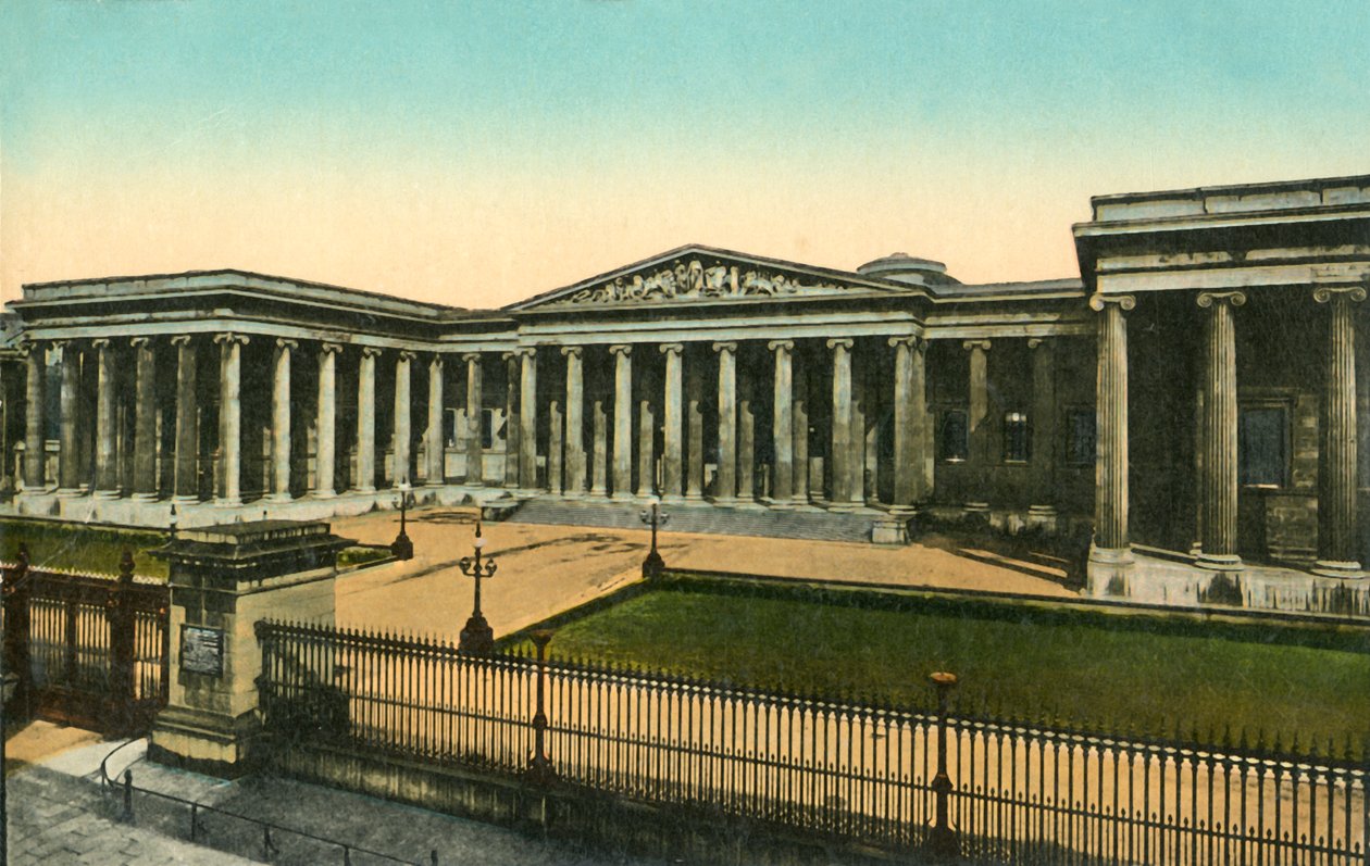 ब्रिटिश संग्रहालय, लंदन, c1910। द्वारा अज्ञात