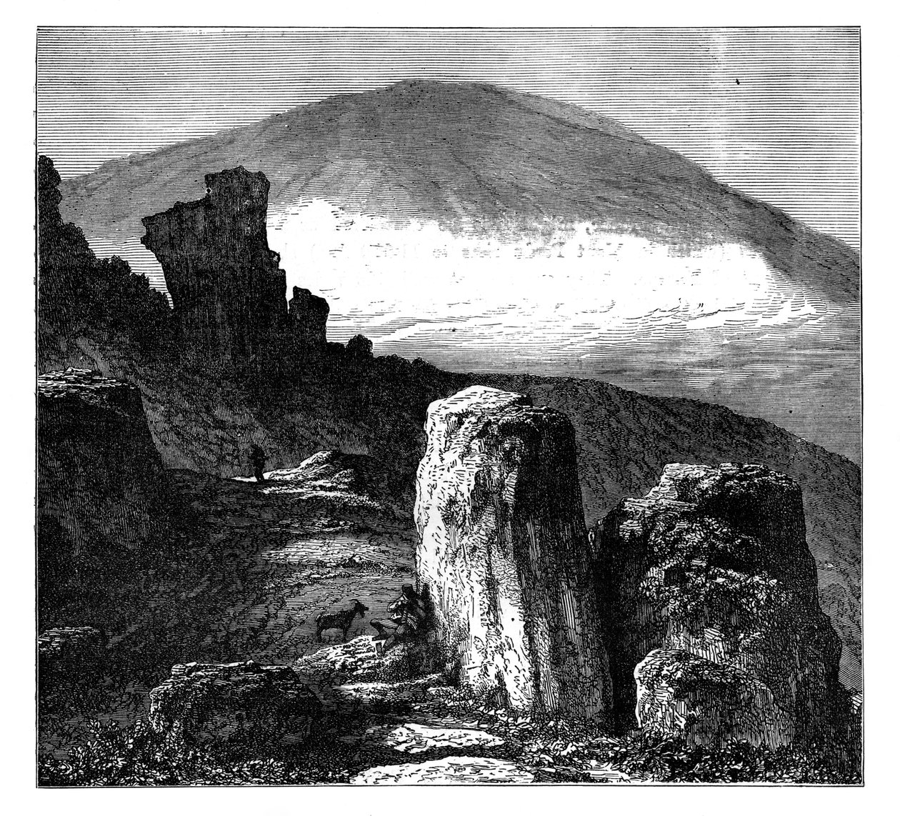 ब्रोकेन, या ब्लॉकबर्ग, हार्ज़ पर्वत, जर्मनी, c1890 द्वारा अज्ञात