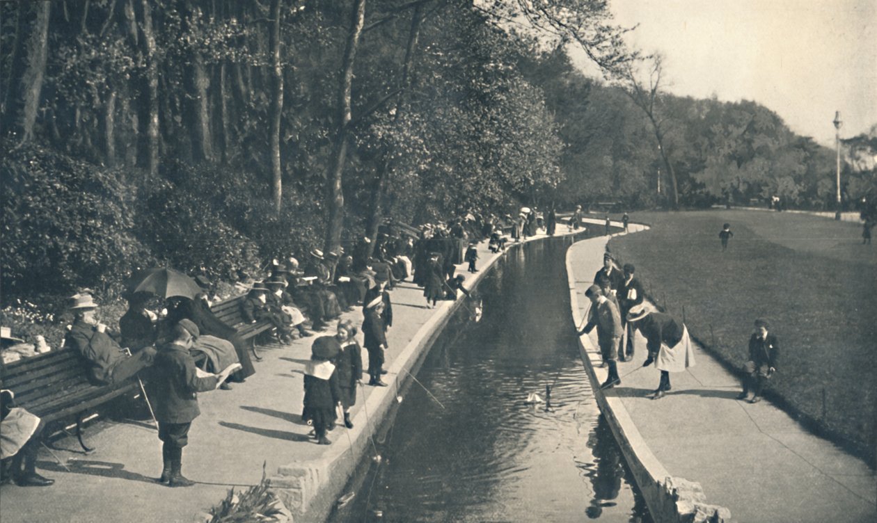 ब्रुक, लोअर गार्डन, c1910 द्वारा अज्ञात