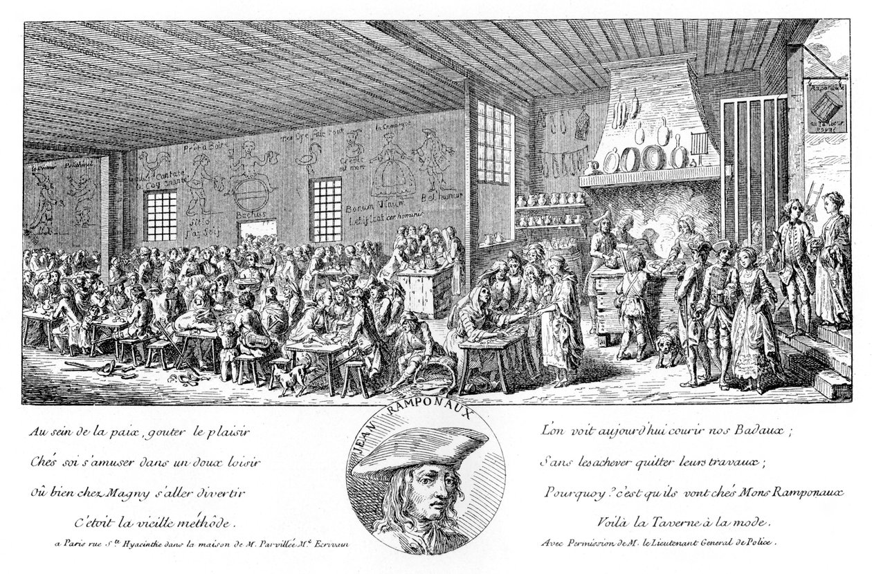 1885 में रामबोनेउ का कैबरे द्वारा अज्ञात