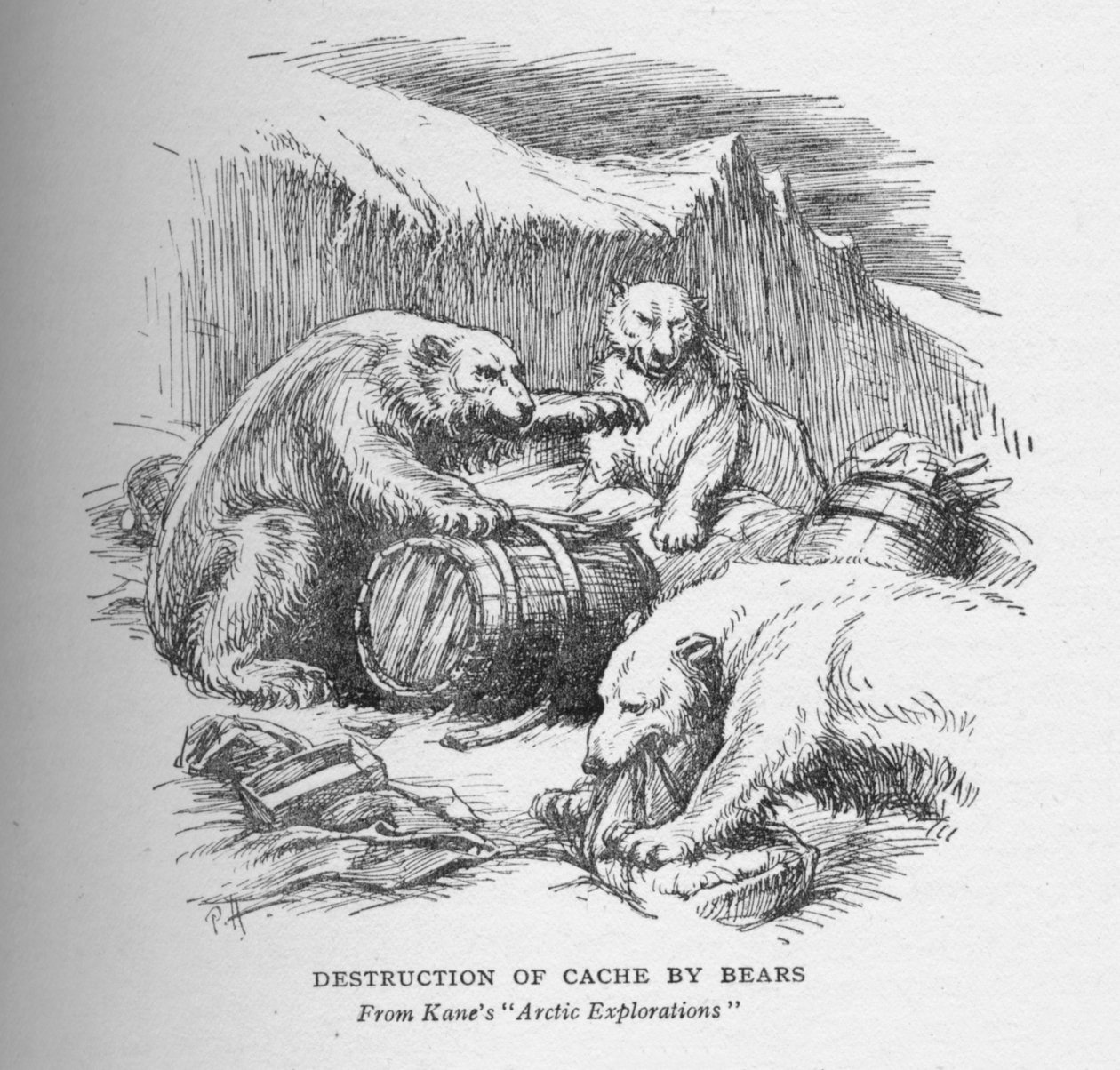कैशे नष्ट, c1856, 1928 द्वारा अज्ञात