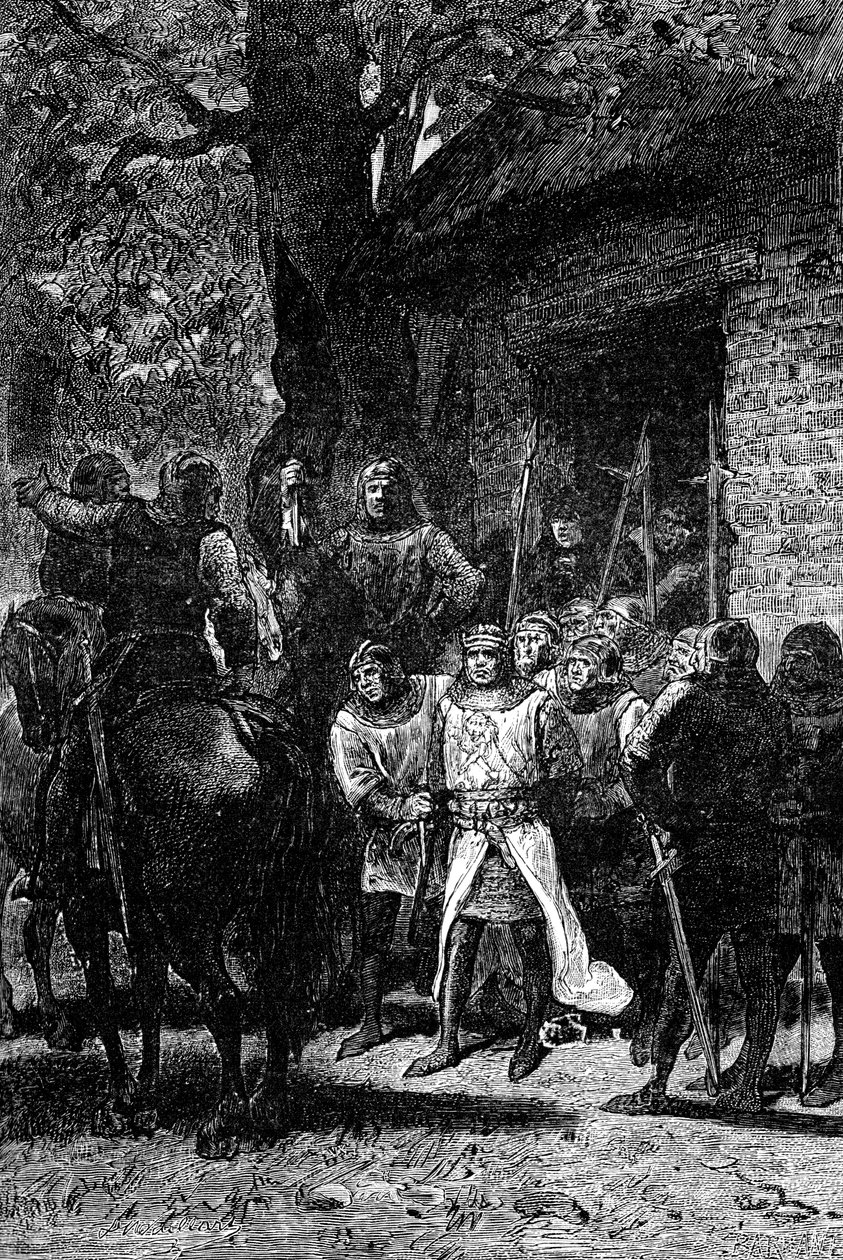 द कैप्चर ऑफ द लायन, 1192, 1909 द्वारा अज्ञात