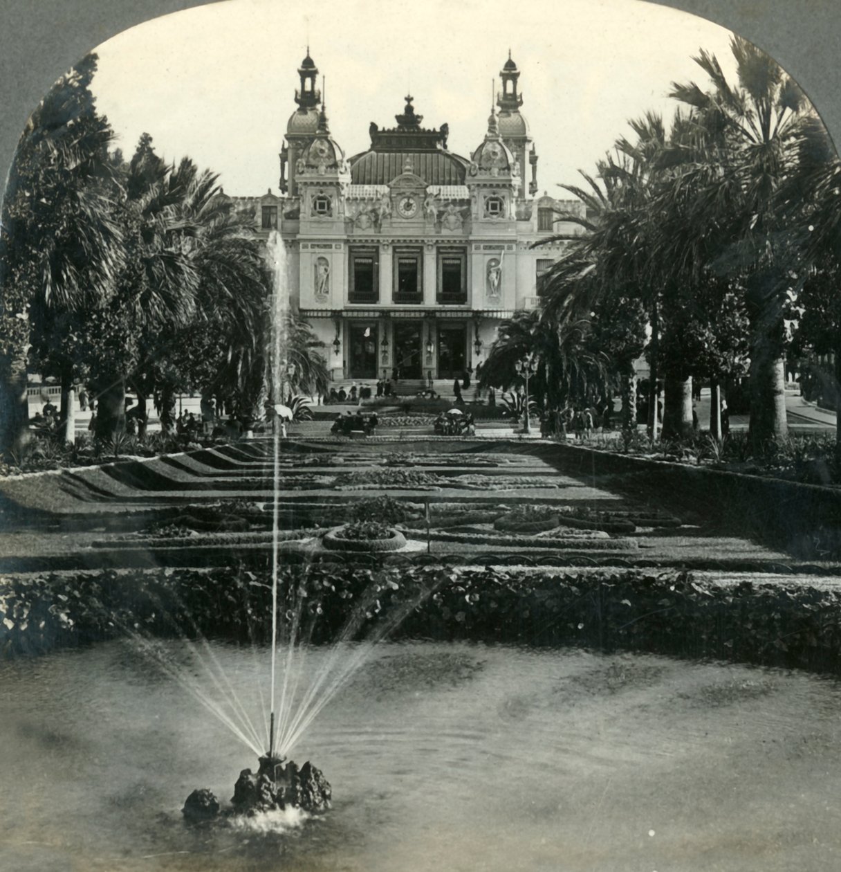 कैसिनो, मोंटे-कार्लो, मोनाको, 1900। द्वारा अज्ञात