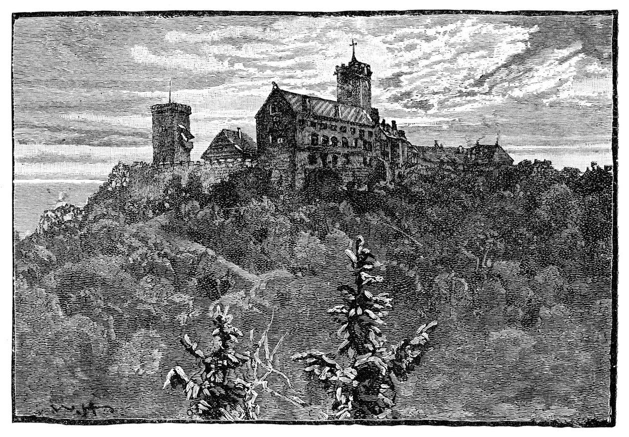 वॉर्टबर्ग का महल, 1900 द्वारा अज्ञात