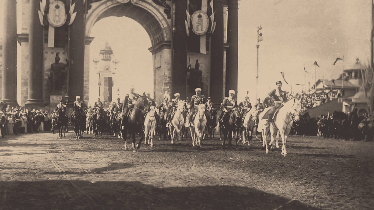 9 मई, 1896, 1896 को मॉस्को में निकोलस II की सेरेमोनियल एंट्री द्वारा अज्ञात