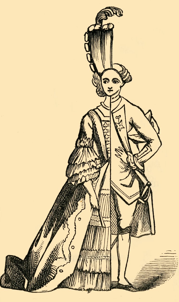 शेवेलियर डीऑन, सी 1878। द्वारा अज्ञात