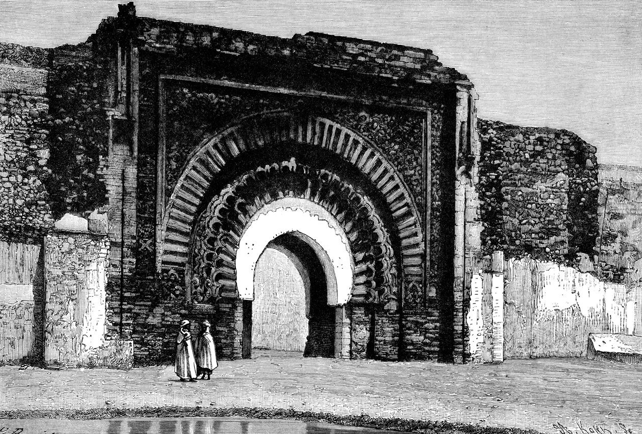क्रिश्चियन गेट, मोरक्को, 1895 द्वारा अज्ञात