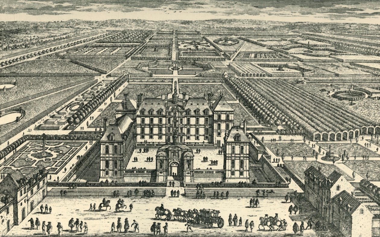 कैसल ऑफ़ ला रोशफॉउल्क, लियानकोर्ट, ओइज़, उत्तरी फ्रांस, सी 1675, 1903। द्वारा अज्ञात
