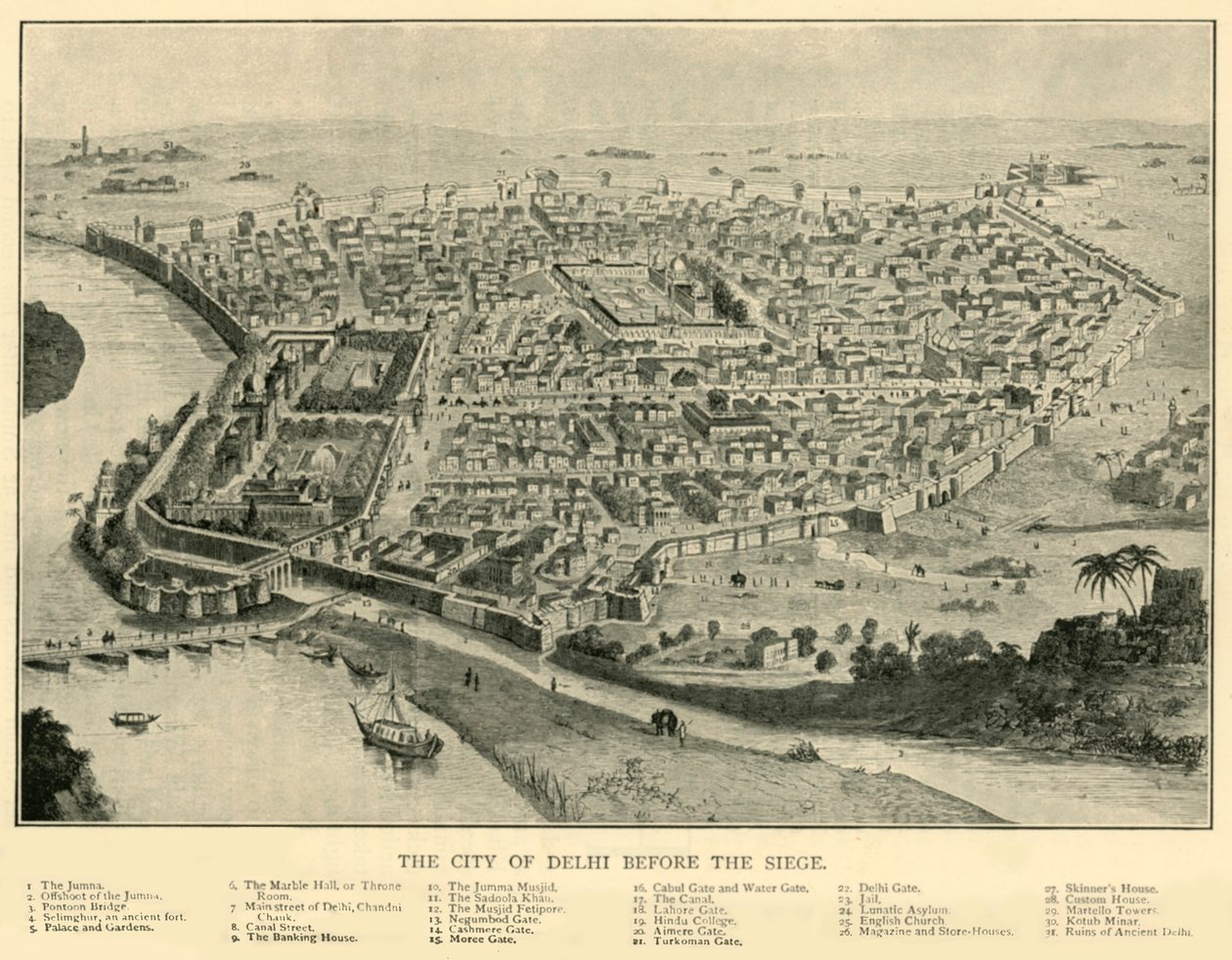 1901 से पहले द सिटी ऑफ़ दिल्ली, 1901। द्वारा अज्ञात