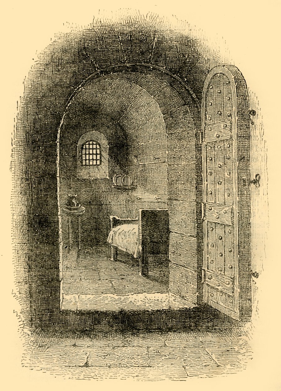 न्यूगेट में निंदा की गई सेल, c1872। द्वारा अज्ञात