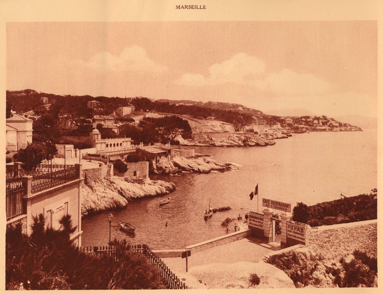 द कॉर्निश, मार्सिले, 1930। द्वारा अज्ञात