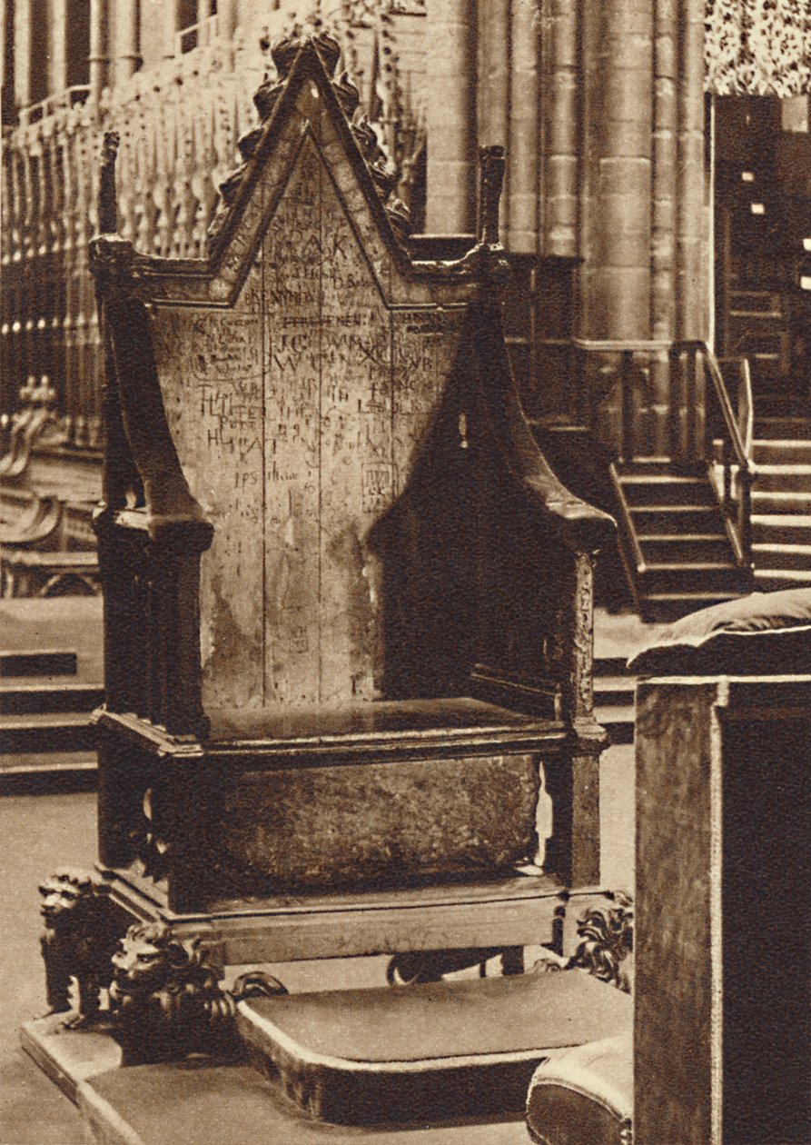कोरोनेशन चेयर एंड द स्टोन ऑफ स्कॉन, 1937 द्वारा अज्ञात