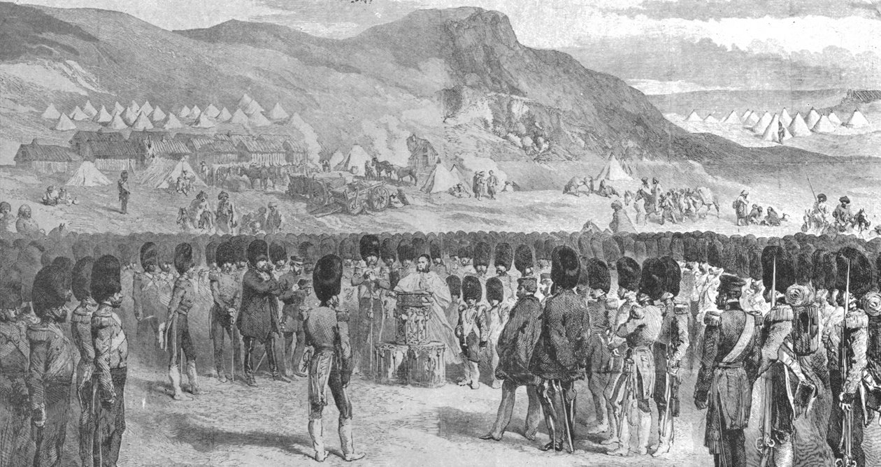 क्रीमियन युद्ध, 1854-56: ईश्वरीय सेवा ... बालाक्लाव की लड़ाई से पहले, 1901। द्वारा अज्ञात
