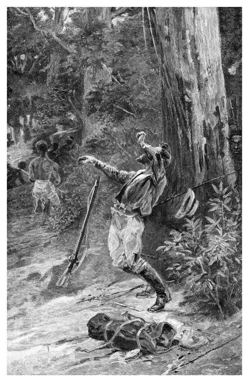 द डेथ ऑफ केनेडी, क्वींसलैंड, ऑस्ट्रेलिया, 1848, 1886 द्वारा अज्ञात