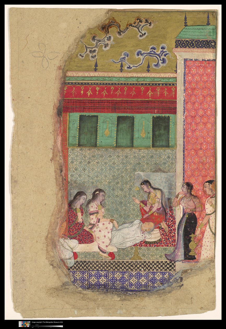 राजा दशरथ की मृत्यु द्वारा अज्ञात