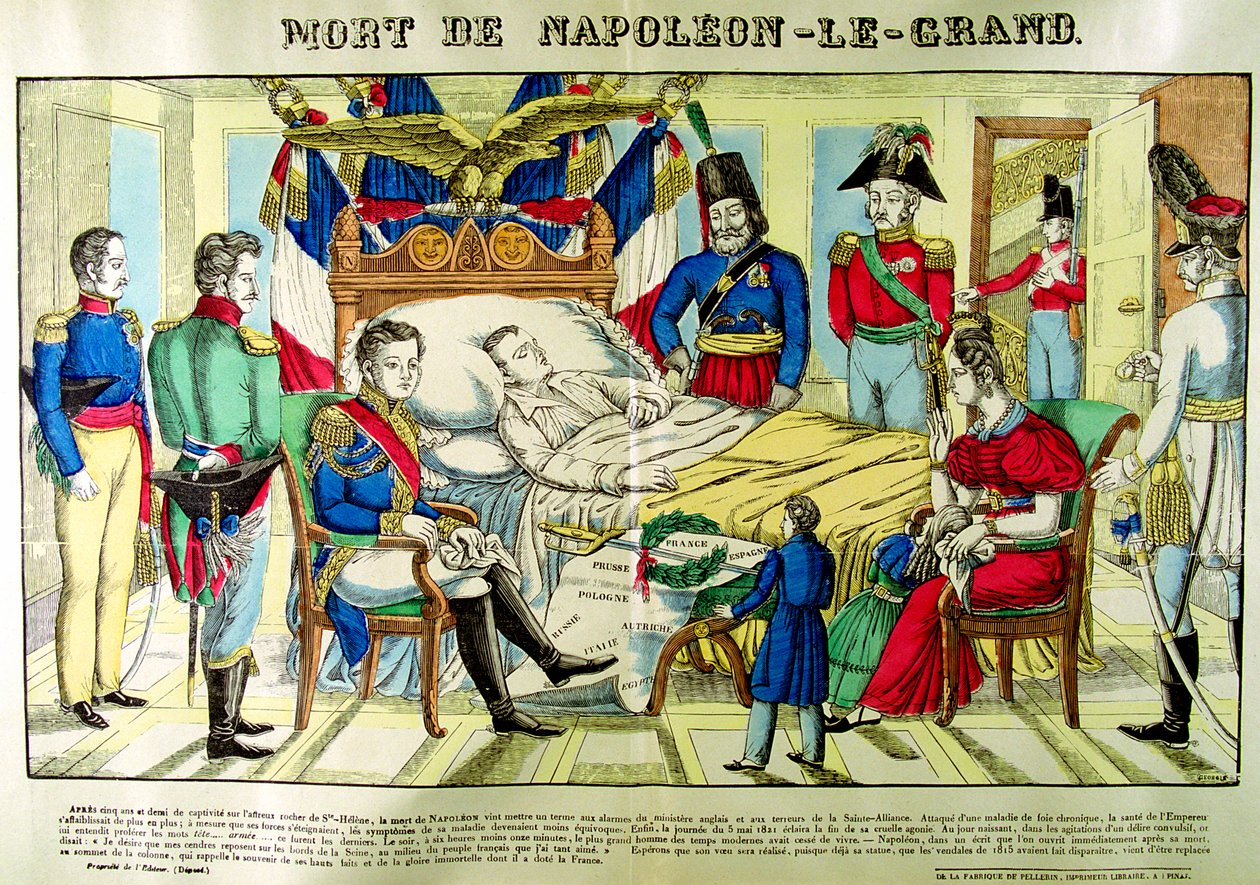 द डेथ ऑफ नेपोलियन द ग्रेट, 5 मई 1821, 1825 द्वारा अज्ञात