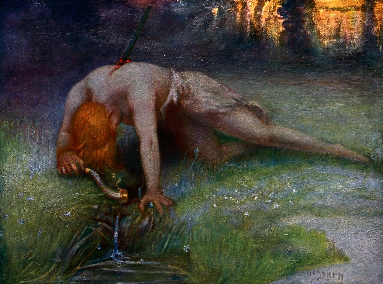 'द डेथ ऑफ सिगफ्राइड', 1906 द्वारा अज्ञात