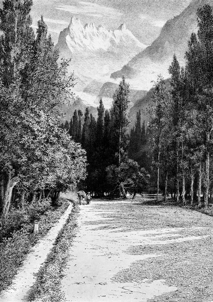 1900 की घाटी से देंट डू मिडी, 1900 द्वारा अज्ञात
