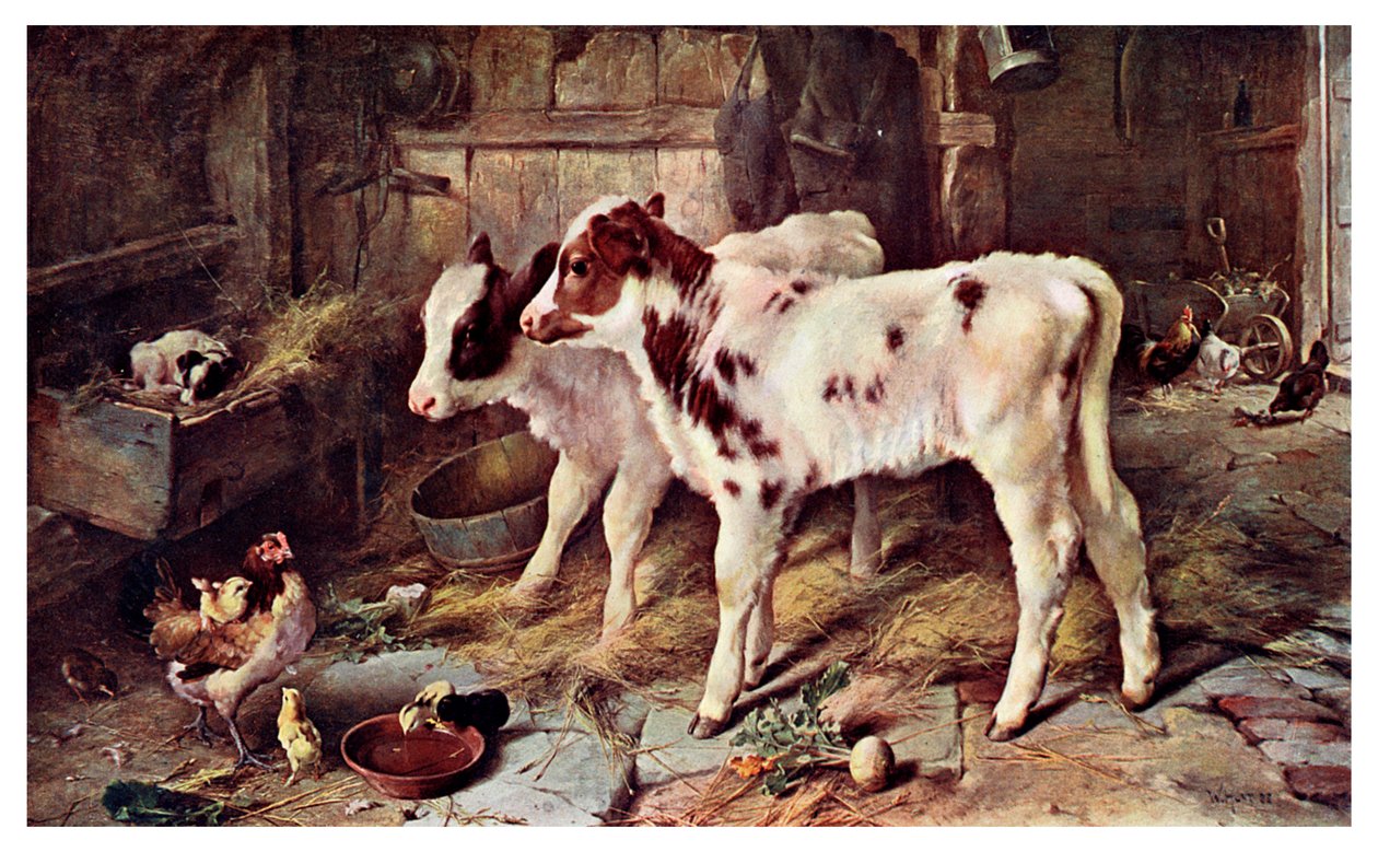 द डॉग इन द मैंगर, 1885 1901 द्वारा अज्ञात