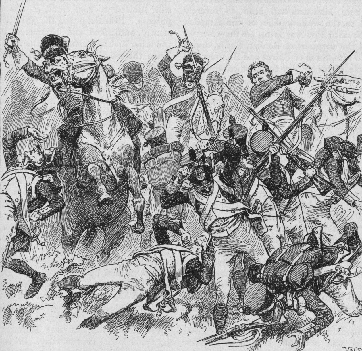 Dragoons Rode Onwards, Smiting with their Long, Glittering Swords, 1902 द्वारा अज्ञात